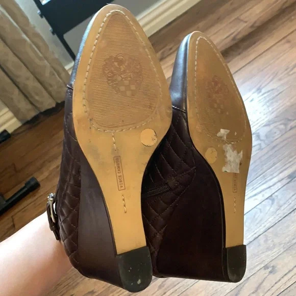 Vince Camuto Loore Quilted Leather Booties - Picture 7 of 7